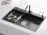 Кухонная Мойка Yuda Из Нержавеющей Стали,Ручная Работа,Высокого Качества,Врезная,Одинарная,Без Аксессуаров